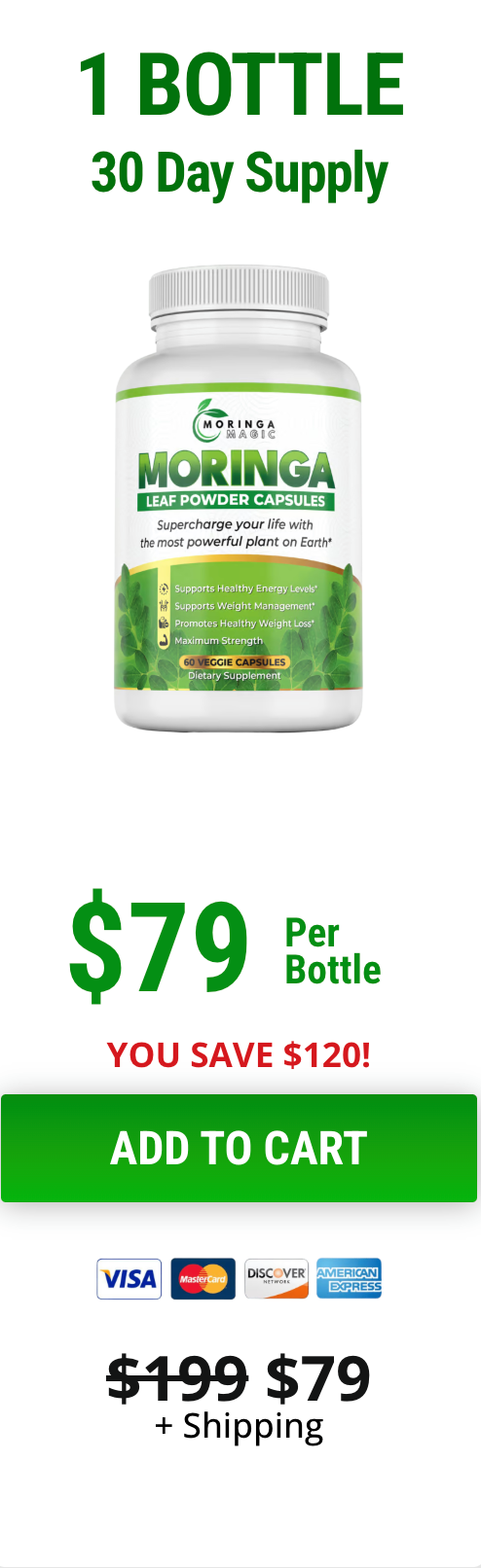 Moringa Magic Buy 1 Bottle