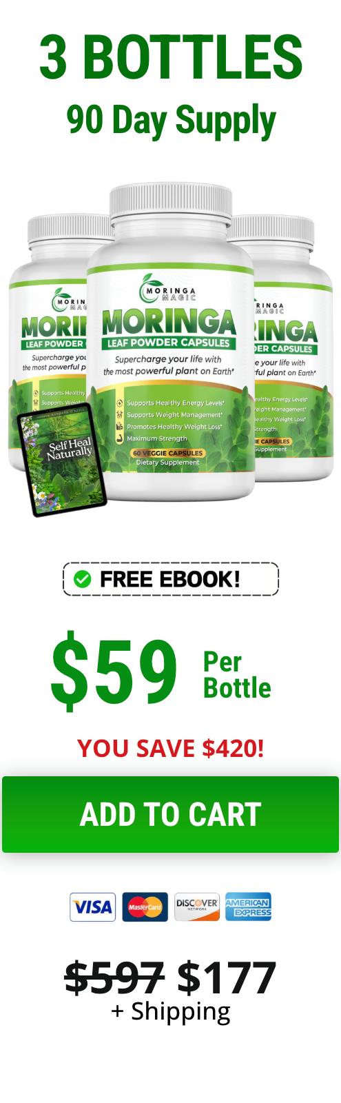 Moringa Magic Buy 3 Bottles