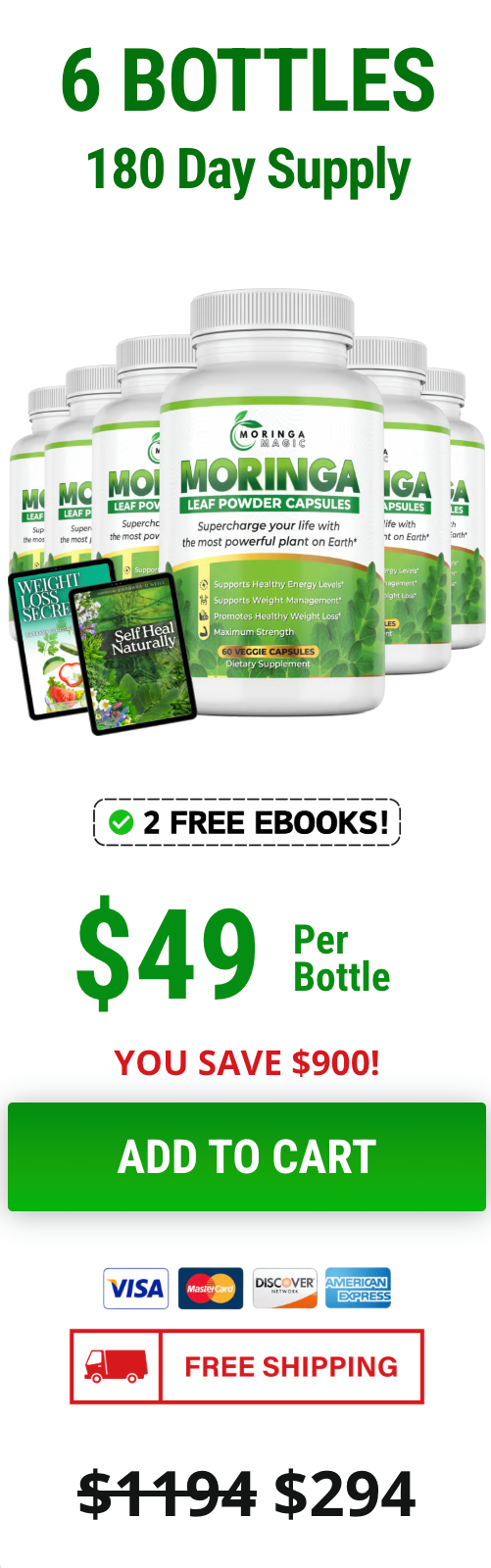 Moringa Magic Buy 6 Bottles